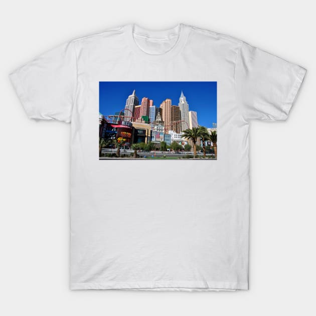 New York New York Las Vegas America T-Shirt by AndyEvansPhotos